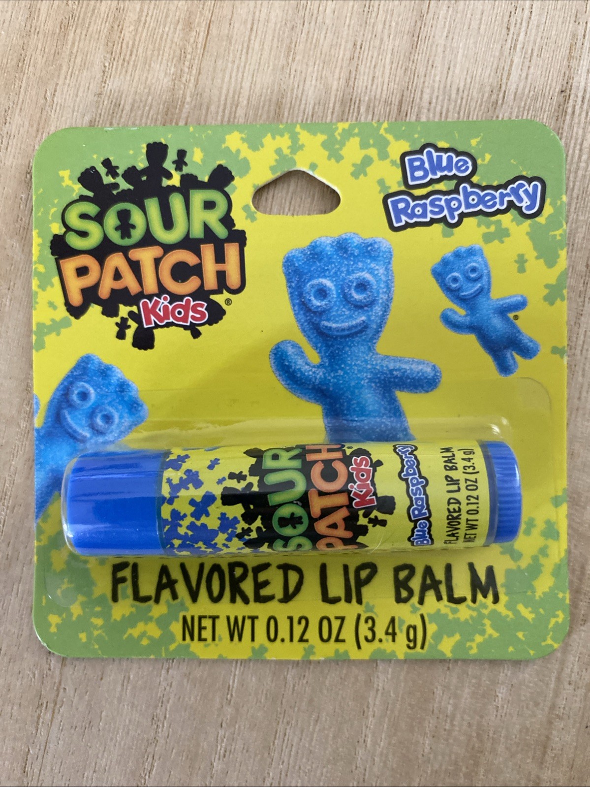 Taste Beauty Sour Patch Kids Blue Raspberry Flavored Lip Balm Chapstick