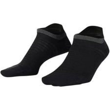 Nike Spark Lightweight Socks Men's 8-9.5 Black No Show Cushioned Running DSGL885