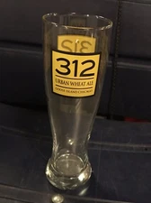 312 URBAN WHEAT ALE---GOOSE ISLAND BREWERY--- 8 1/4"  GLASS