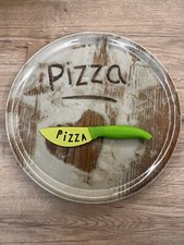 Set piatti per pizza 6 Pezzi  nuovo con coltello colorato vari colori