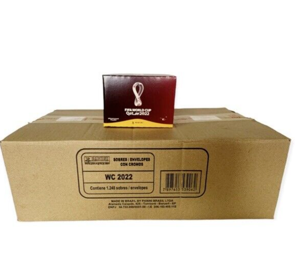 Panini World Cup Qatar 2022 Sticker Box - 12 Boxes (Master Case