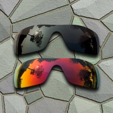 Black Violet Red Polarized Anti-scratch Lens Replacement For-Oakley Straightback