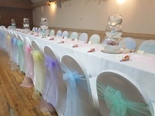 Hochzeit Stuhlhussen mit Stuhlschärpe MIETEN Hampshire