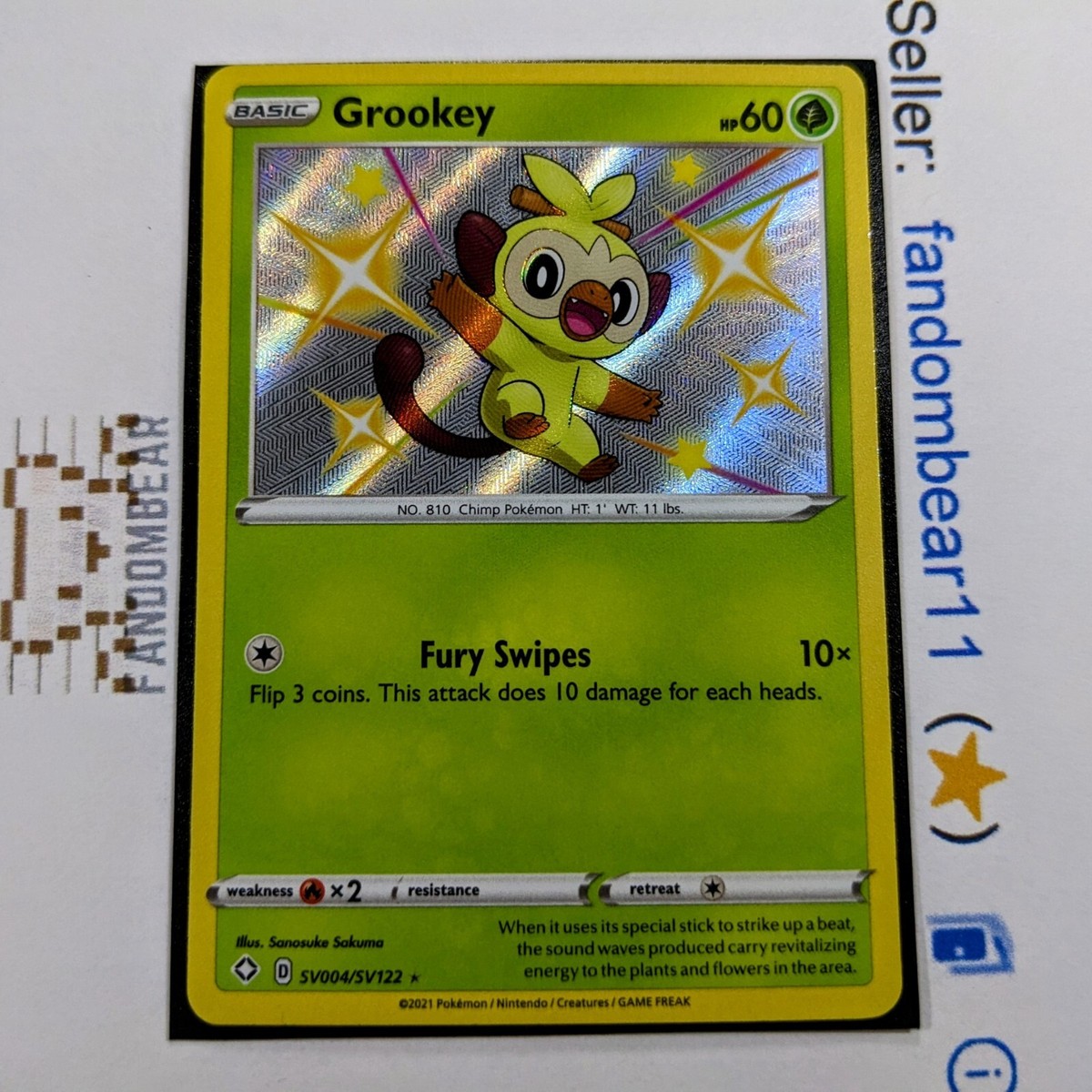 SHINY Grookey Shining Fates SV004/SV122 SHINY VAULT card 2021 Pokemon TCG NM/LP | eBay SHINY Grookey Shining Fates SV004/SV122 SHINY VAULT card 2021 Pokemon TCG NM/LP | eBay