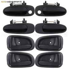 For 1993-1997 Toyota Corolla 8 Pcs Right Left side Outer & Inner Door Handles