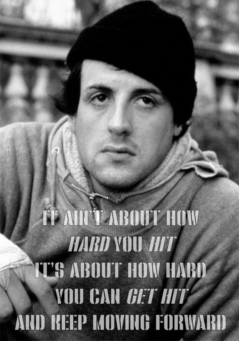 Rocky Balboa Inspirational Quote Motivational A4 and A3 Poster Art Home  Decor | eBay