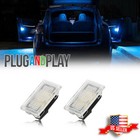 Ice Blue LED Trunk Door Step Car Interior Lighting Lamps For Tesla Model S 3 X Y
