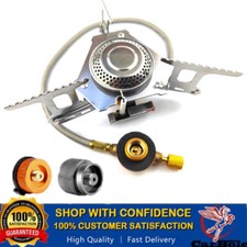 US 3900W Portable Backpacking Stove, Camping Gas Stove 1LB Propane Tank Adapter