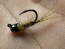 BWO Jig Nymph Size 16- 5 Flies