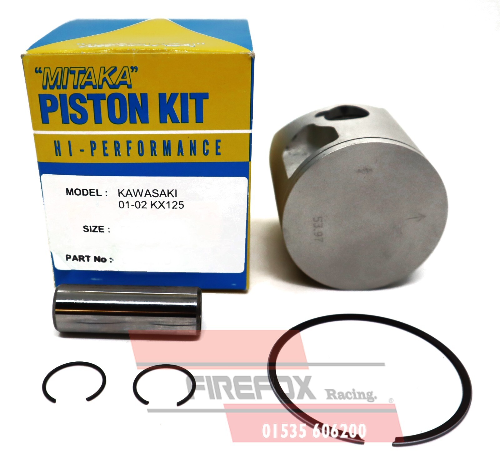 Mitaka Racing Piston Kit & Small End Bearing For Kawasaki KX125 1992-1993 – 54mm Bore