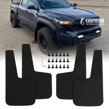 For Toyota Tacoma 95-23 Rally Mud Flaps Soft Rubber Front & Rear Splash Mudguard
