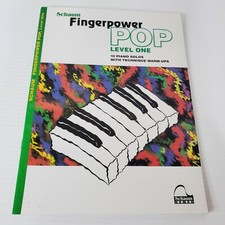 Schaum Fingerpower Pop Level One 10 Piano Solos With Technique Warm Up Songbook