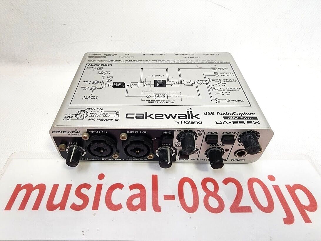 RolandEdirolUA-25EXCakewalkUSBAudioCaptureInterface
