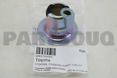 セブン⭐︎ 4581735050 Genuine Toyota STOPPER, STEERING SHAFT THRUST