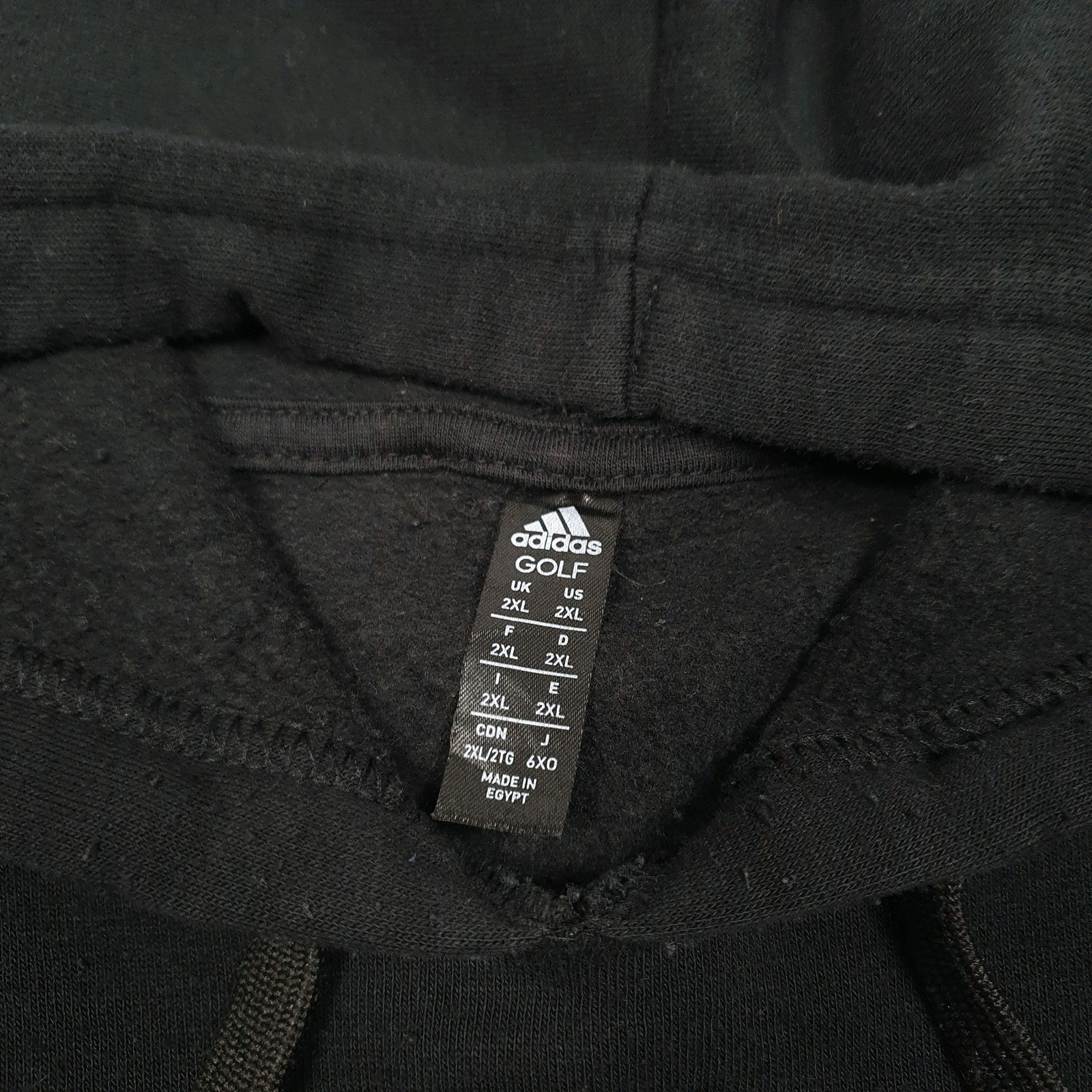ADIDAS Hoodie Golf Spellout Jumper Sweatshirt Mens XXL image 2