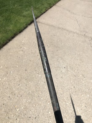 Antique 45 Copper Lightning Rod Slip Over Tip Topper Farm Barn