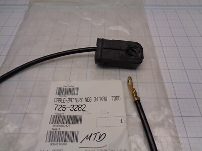 MTD 725-3282 Battery Cable Negative Ground 34