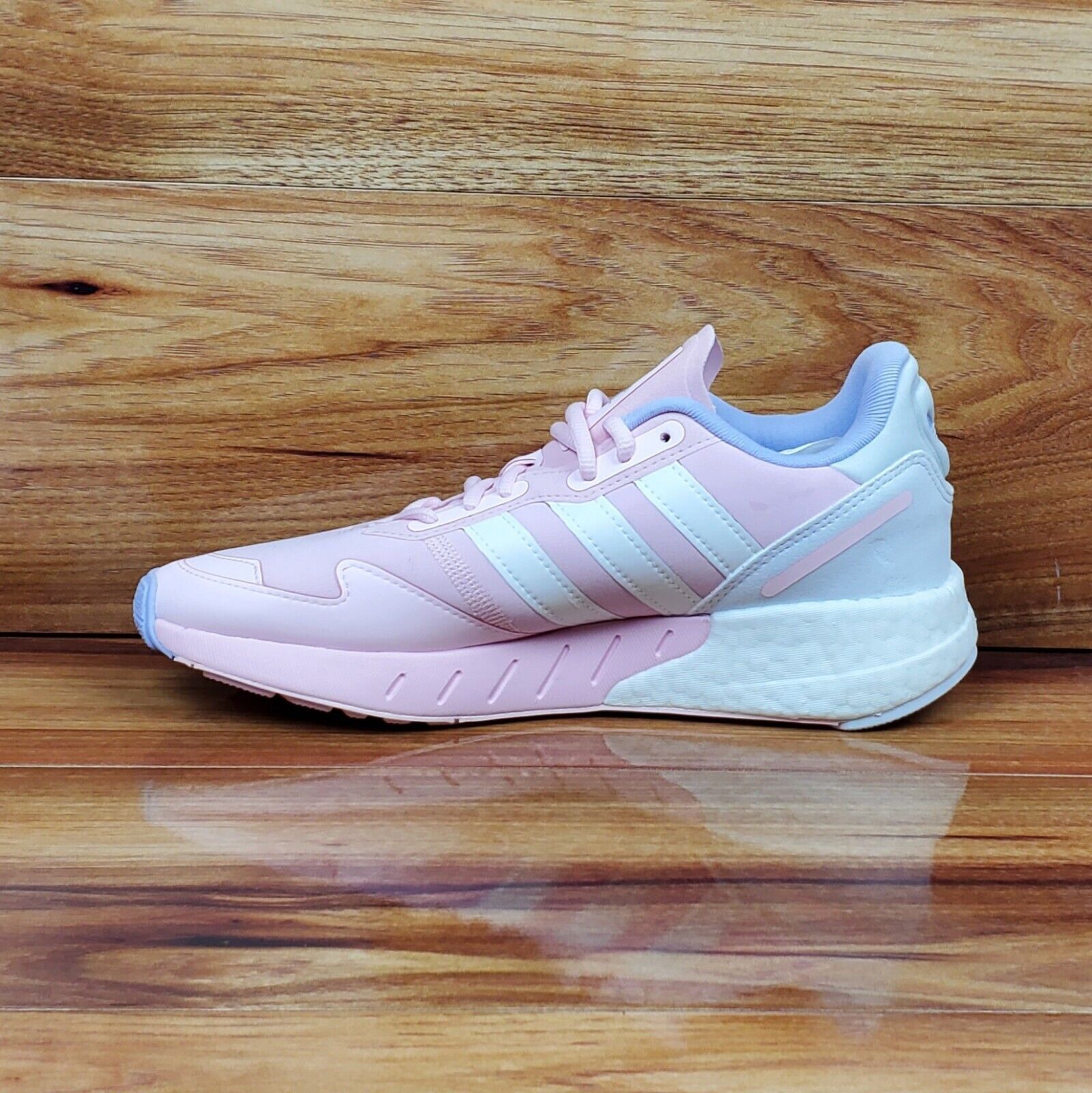 Adidas ZX 1K BOOST Running Shoes Casual 'Clear Pink' Women's Size 