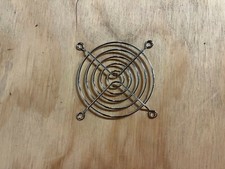 Qualtek 8172 80mm Square Fan Finger Guard, Steel