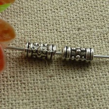 Free Ship 560 pcs tibetan silver spacer beads 8x4mm L-986