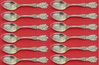 Francis I by Reed & Barton New Script Sterling Grapefruit Spoon Orig Flut Set 12