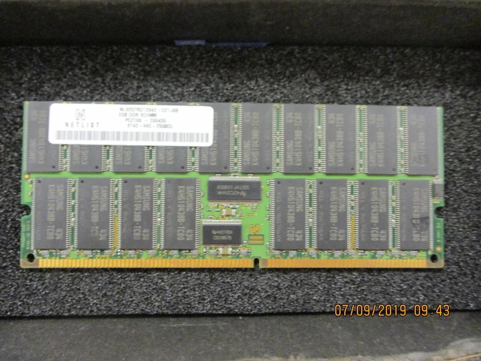 NETLIST - NL9257RD12042-D21JSB - PC2100 (DDR-266) Bus Speed 2GB Memory - Image 3 of 3