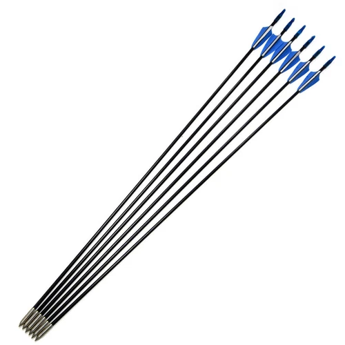 6/12pcs 31" Archery Fiberglass Arrows Target Practice Recurve Bow Hunting - Bild 44 von 49
