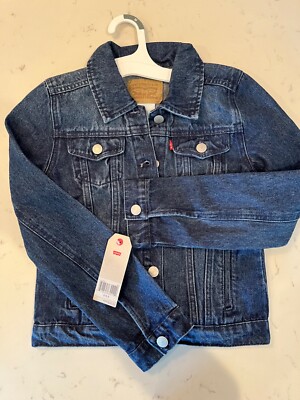 Kids levi blue jean trucker jacket unisex YM