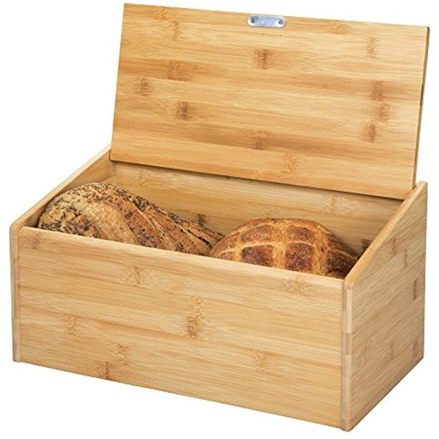 Svebake Metal Bread Box For Kitchen Counter Vintage Retro Bread