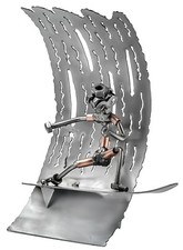 Original Schraubenmännchen Surfen Wellenreiten Surfer-Geschenk - Metall ART Deko