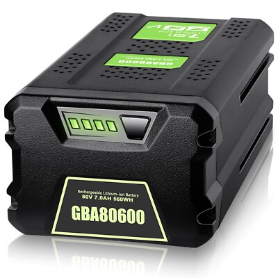 For Greenworks Pro 80 GBA80600 80 Volt 7.0Ah Lithium Battery GBA80250 GBA80300