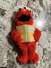Gund Talking ELMO Reads Nursery Rhymes Plush Doll 14" Sesame Street 2016 Works 