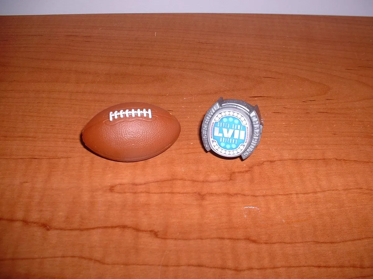 COMMEMORATIVE SUPER BOWL LVII OFFICIALLY LICENSED PLASTIC RING +