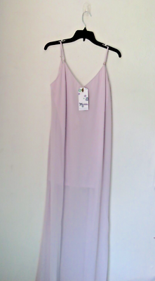 Show Me Your Mumu Jolie Maxi Light Lavender Chiffon Dress | eBay