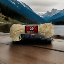 Vtg Aunt Lydias Heavy Rug Yarn National Natural 905 Skein 70yd Polyester