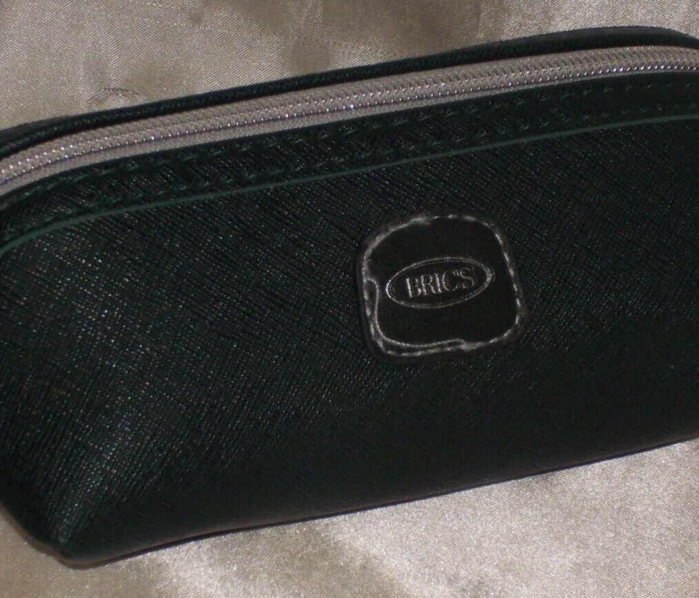 EMPTY Bric's Qatar Airways Toiletry Bag Shaving Makeup Cosmetic Case