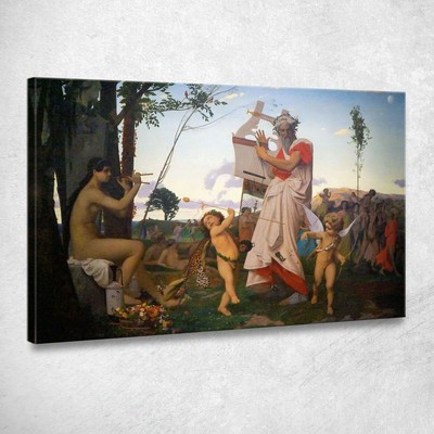 Anacreon Bacchus Und Die Liebe Jean-Léon Gérôme, jlg12 drucken auf leinwand