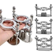 Scrotum Testicle Pendant Ball Stretcher with Spike Weight Chastity Device CBT