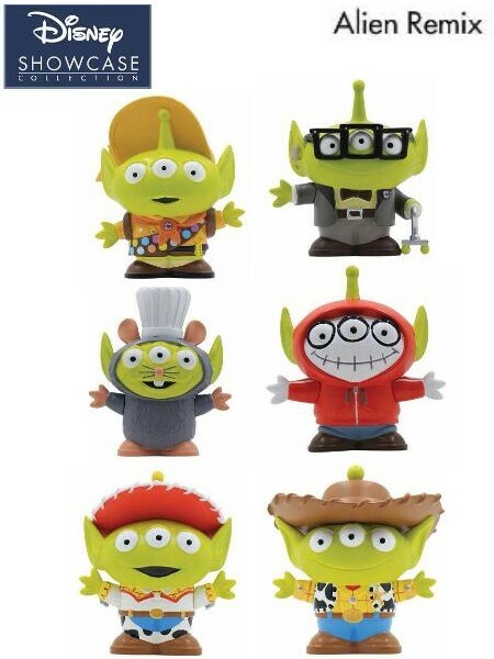 Disney Showcase Pixar Alien Remix Figurine Set of 6 Brand