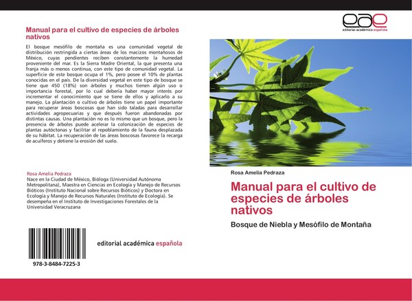 Manual Para El Cultivo De Especies De áRboles Nativos Rosa Amelia Pedraza-image