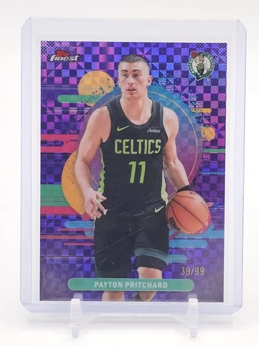 2025 Topps Finest Basketball Purple X-Fractor Payton Pritchard #137