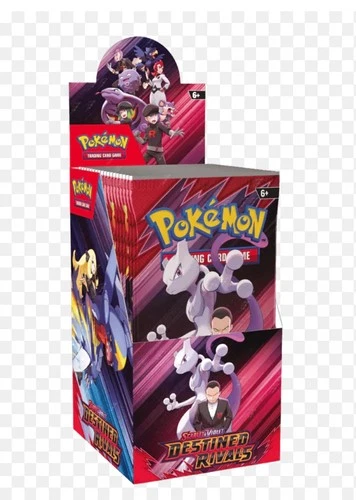 Pokémon Destined Rivals Half Booster Box, 18 Booster Packs, New Sealed