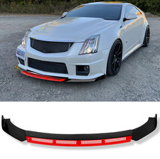For Cadillac Cts Cts-v Glossy Front Bumper Lip Spoiler Chin Splitter Body Kit For Cadillac Cts Cts-v Glossy Front Bumper Lip Spoiler Chin Splitter Body Kit