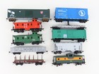 LOT of 10 HO Athearn, AHM, Bachmann, Other NH, PC, NYC, BNSF & More Freight Cars — photo 1