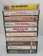 Various Country Artists Cassettes Lot of 10