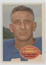 1960 Topps Charlie Conerly #72 16ez