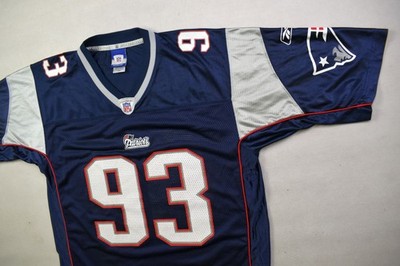 New England Patriots NFL Trikot Jersey Camiseta Maillot Maglia Reebok Seymour L