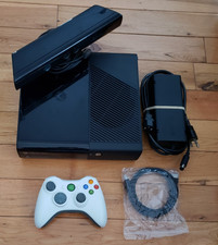 Xbox 360 E 1538 Console 4GB Bundle, Kinect, Controller Power HDMI, TESTED!