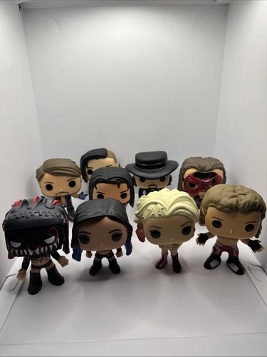 WWE Funko Pop Lot of  9 OOB Loose - The Demon , Paige , Alexa Bliss , Kane