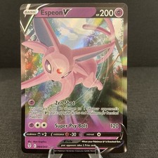 Espeon V 064/203 SWSH07: Evolving Skies Ultra Rare Holo Pokemon TCG Card